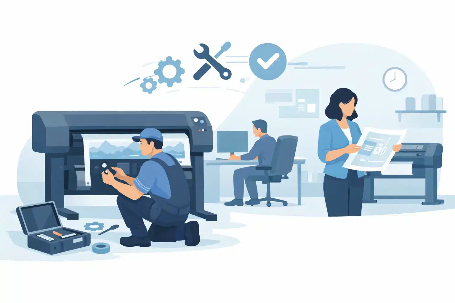 Wide Format Printer Repair That Keeps Work Moving